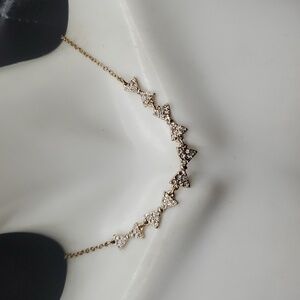 N2940 bowties and‎ crystals necklace